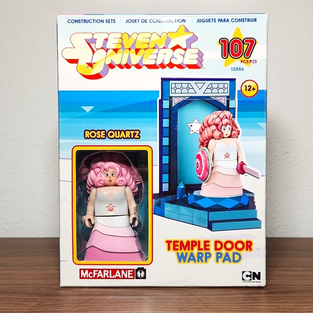 McFarlane Toys Steven Universe Rose Quartz Temple Door Warp Pad Construction Set